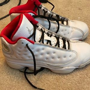 Jordans youth 5.5 good used condition white red black